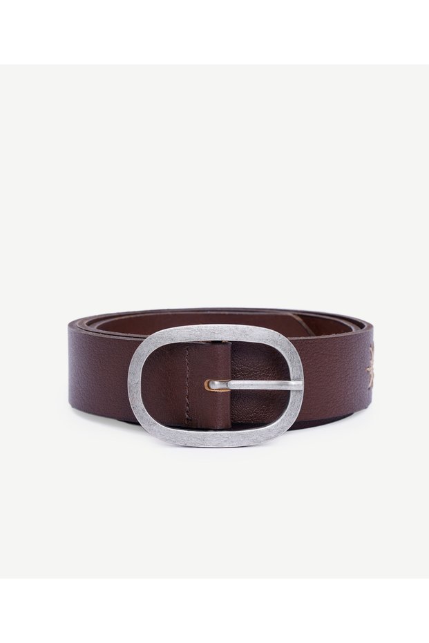 Belt with Embroidery Detail
