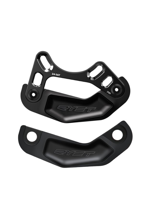 34-36T BLACK 2022 RYET Bicycle Chain Guide MTB BASH GUARD Stabilizer 26-32T 34-36T Chainring Protect