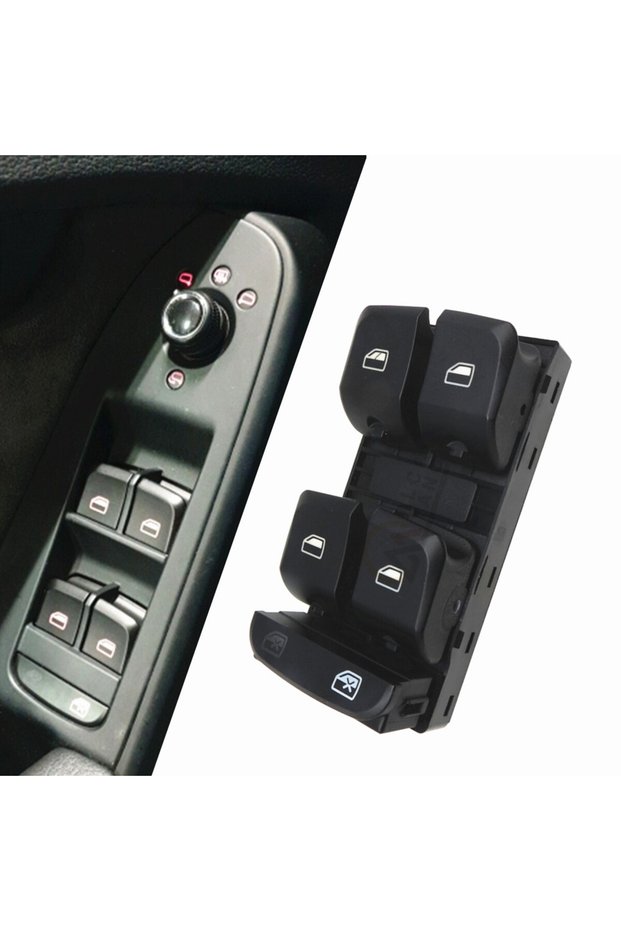 Master Side Power Electric Window Control Switch Button FOR AUDI A4 Q3 Q5 S4 S5 8K0959851D,8KD959851