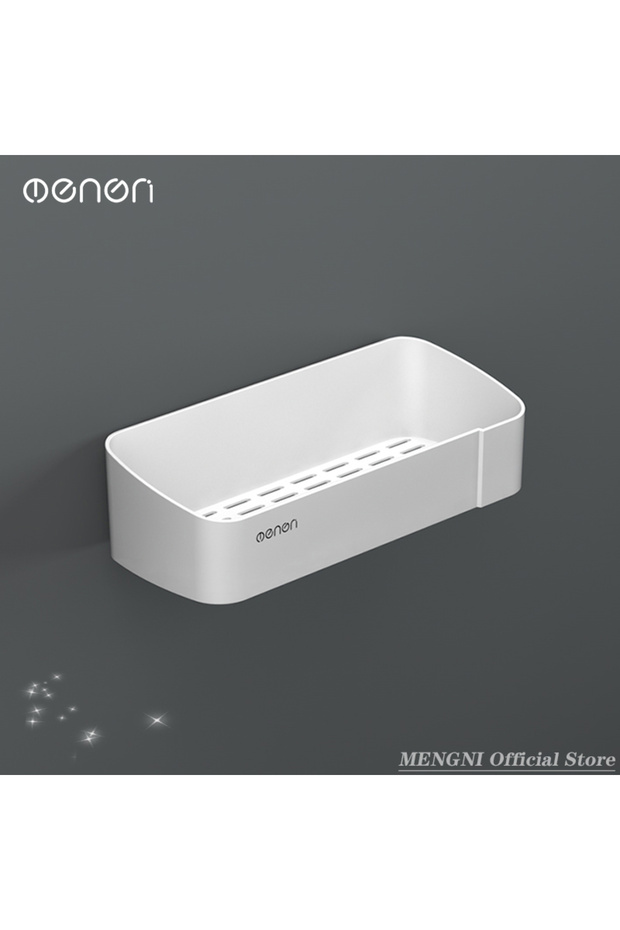 Rectangle MENGNI Bathroom Shelf Kitchen Storage Organizer Shampoo Rack Shower Shelf Bathroom Accesso