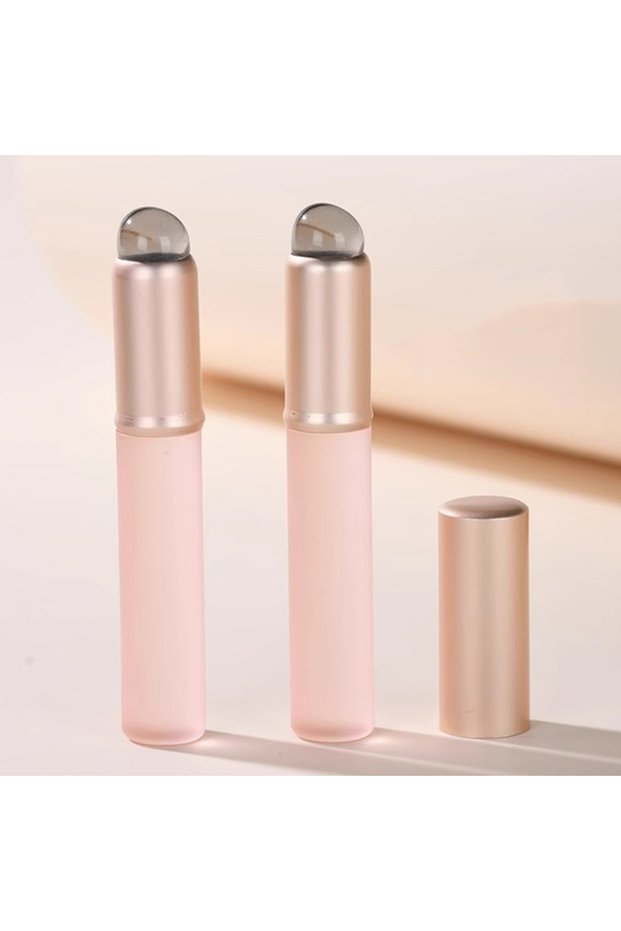 Silicone Round Head Soft Lip Brush Pro Lipstick Application Smudge Brush Girls Women Cosmetic Tools