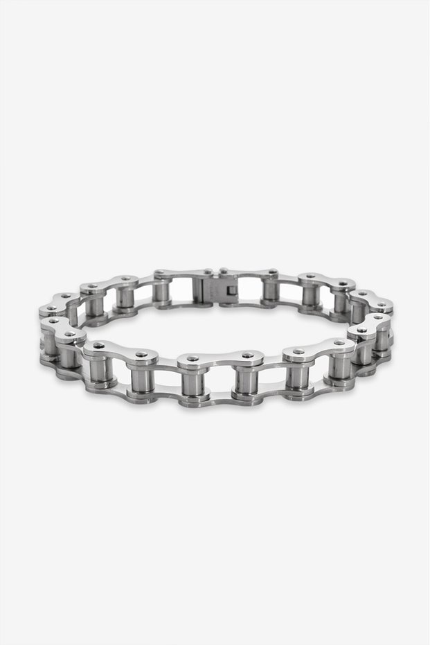 316L Steel Bike Chain Bracelet Ka1215Gm