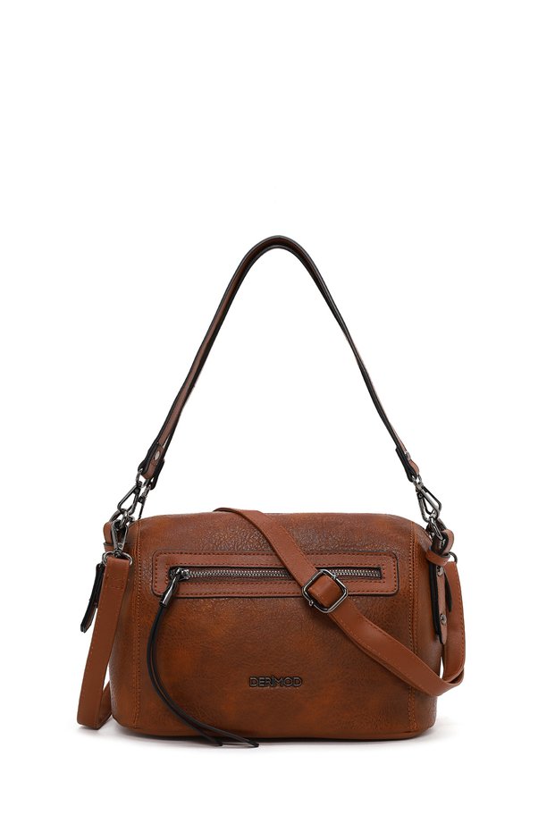 Women's Tan Long Strap Crossbody Bag Ab200001Sv