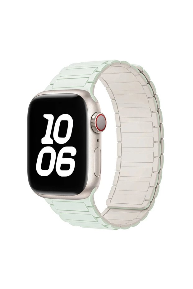 41 40 38mm MGStar NEW Magnetic Strap for Apple Watch Band 45mm 44 40mm 46 41mm 42mm 38 Silicone Brac