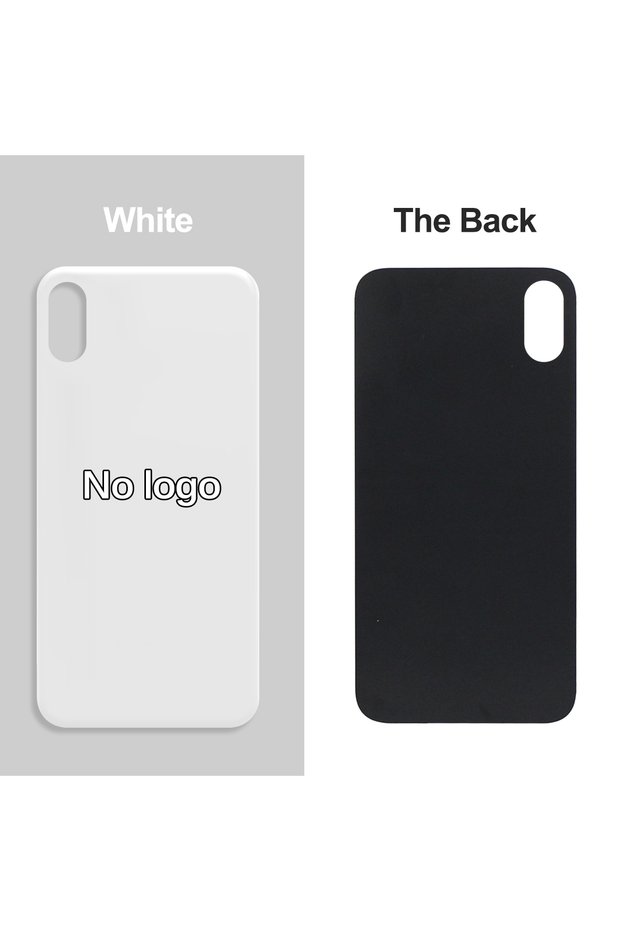 XSmax White For iPhone X / XS / XS Max Battery Back Cover Glass Panel Rear Door Housing Case Replace