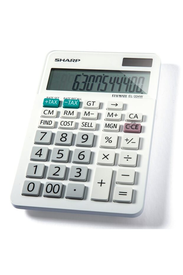 EL-334WB Business Calculator, White 4.0