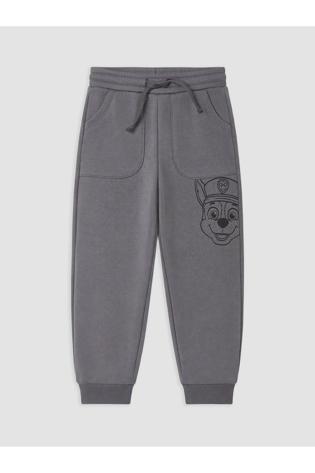 Özmarka New Season Gray Boys' Thick Sweatpants