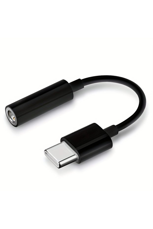 black Type C To 3.5mm Aux Adapter 3 5 Jack Audio Cable for Huawei Xiaomi Redmi POCO Sumsang LG 3.5MM