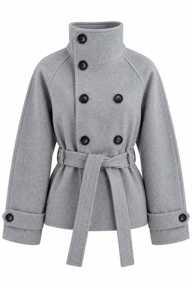 Gray Trinidad Cashmere Jacket - 508395