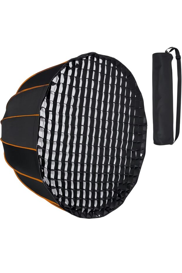 90cm Quick Release Deep Parabolic Softbox with Grid, Bowens Mount