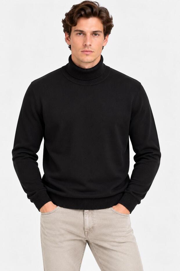 Turbulence Men's Half Fisherman Knitwear Sweater 7787