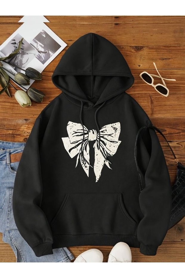 Unisex White Hooded Oversize Sweatshirt Comfortable Fit Cotton with Fleece Inside