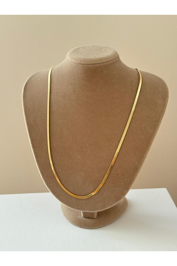 Special Series Medium Thick Italian Xp Chain Gold Necklace 60 cm