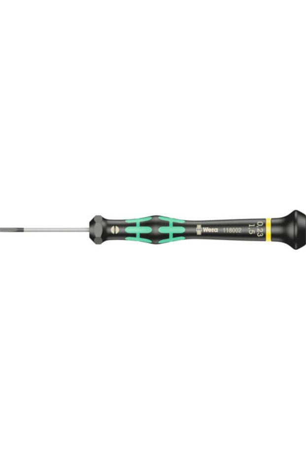 Wera Electrician's Flat Head Screwdriver, Hexagonal Blade