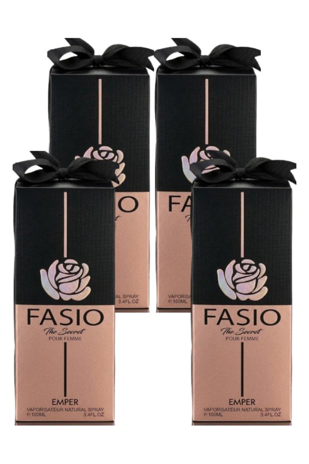 4 قطع Fasio The Secret Perfume 100مل