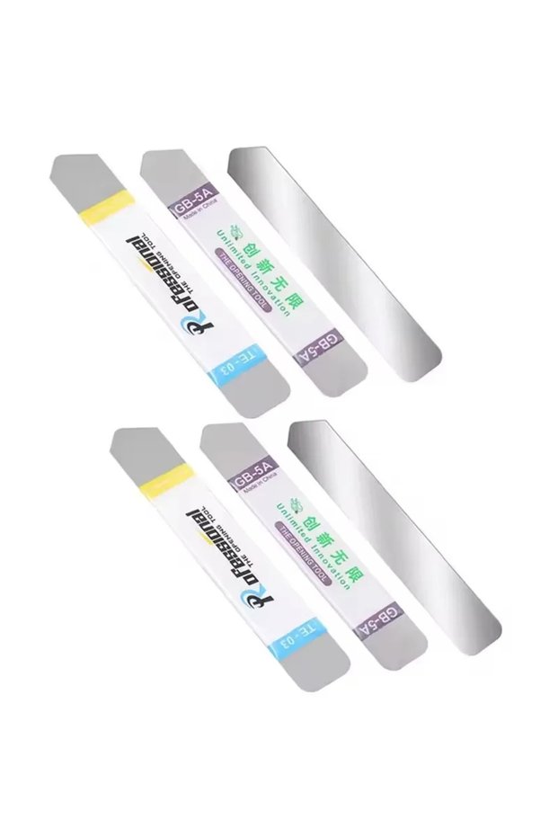 Mixed--6pcs 6/1Pcs Stainless Steel Blade Soft Ultra Thin Pry For Phones Tablet Screen Battery Openin
