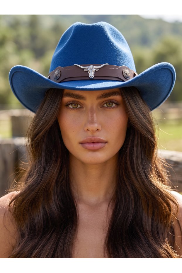 Adjustable Fedora Women's Cowboy Hat