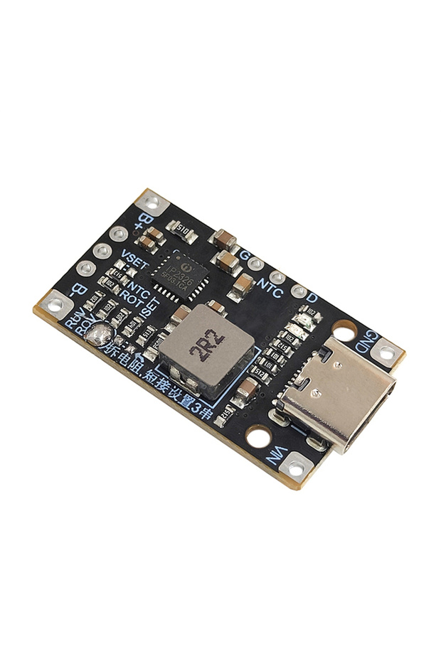 3S Type-C USB 2S/3S BMS 15W 8.4V 12.6V 1.5A Lithium Battery Charging Boost Module With Balanced Supp