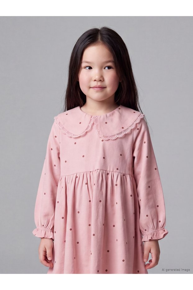 I Bebe Polka Dot Dress for Girls, from Freezen Store.