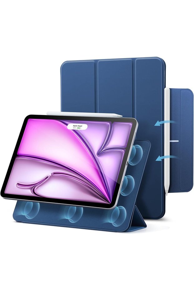 لأغطية iPad Air مقاس 13 بوصة M4/M3/M2، أغطية iPad Pro مقاس 12.9 بوصة، أزرق