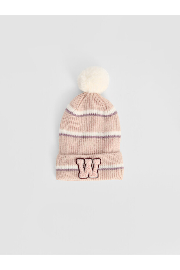 Pompom Detailed Girls' Beret from Uzg Store for Style Enthusiasts