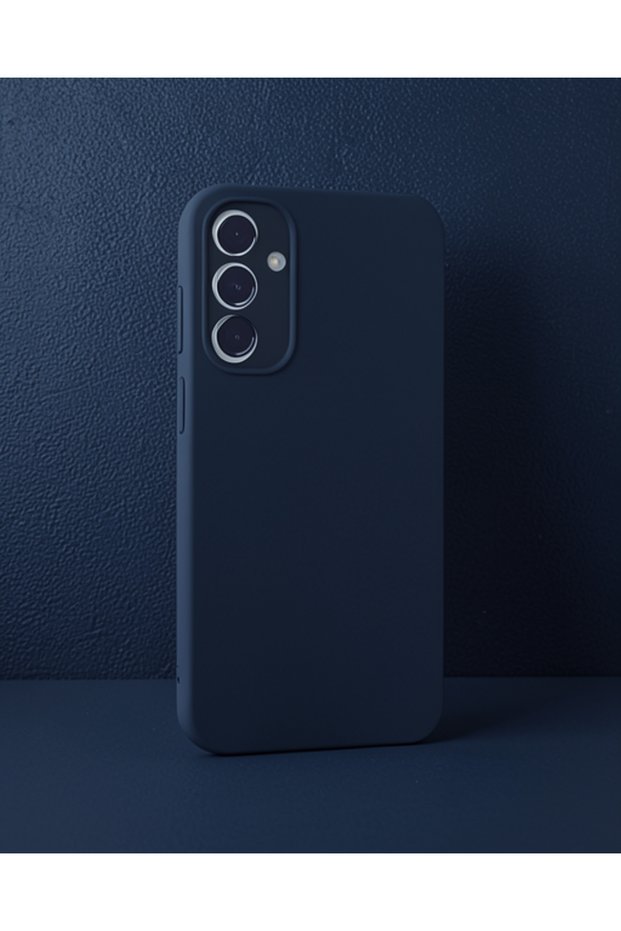 Samsung Galaxy A55 5g Case First Silicone - Navy Blue