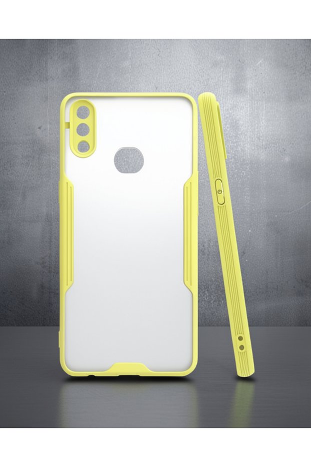 Samsung Galaxy A10S Case Platinum Silicone - Yellow