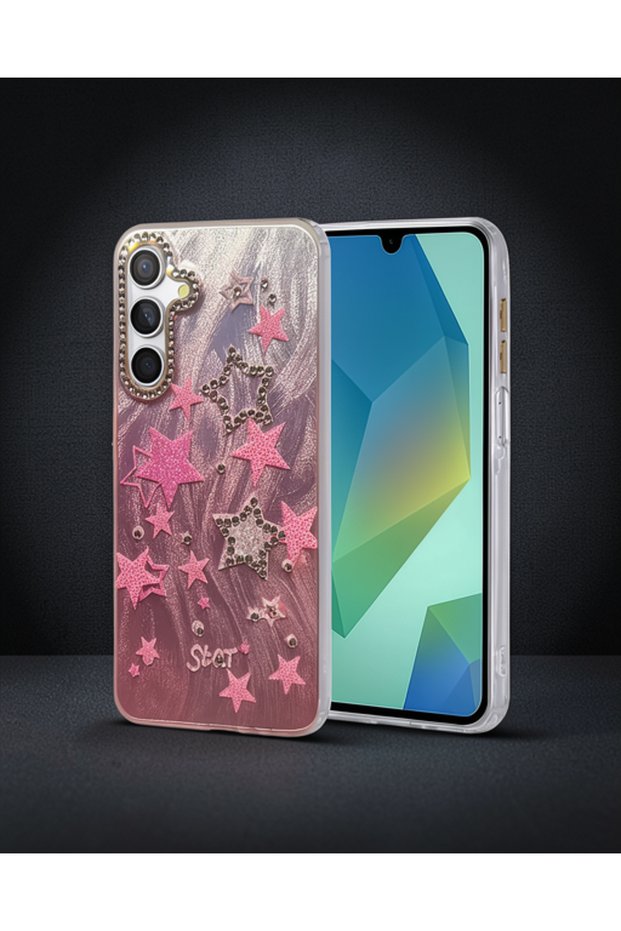 Samsung Galaxy A15 4g Case Blade Mirrored Pattern Cover - Pattern 7