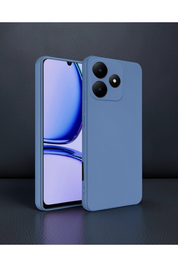 Realme C61 Case First Silicone - Blue