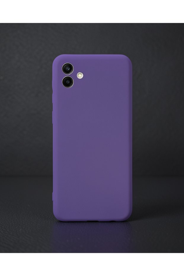 Samsung galaxy a04 case first silicone - purple