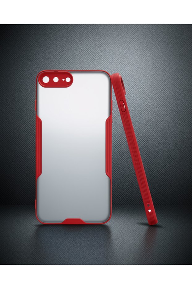 Apple iPhone 7 Plus Case Platinum Silicone - Red