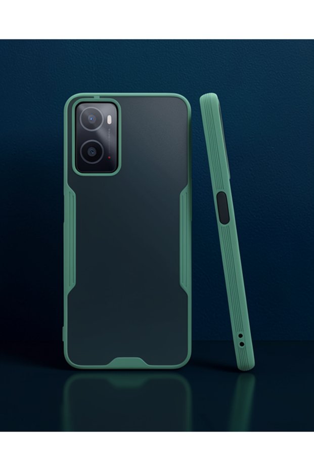 Oppo A96 Case Platinum Silicone - Green