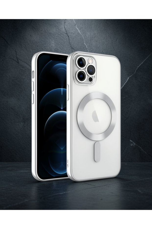 Apple iPhone 13 Pro Case Kross Magneticsafe Cover - Silver