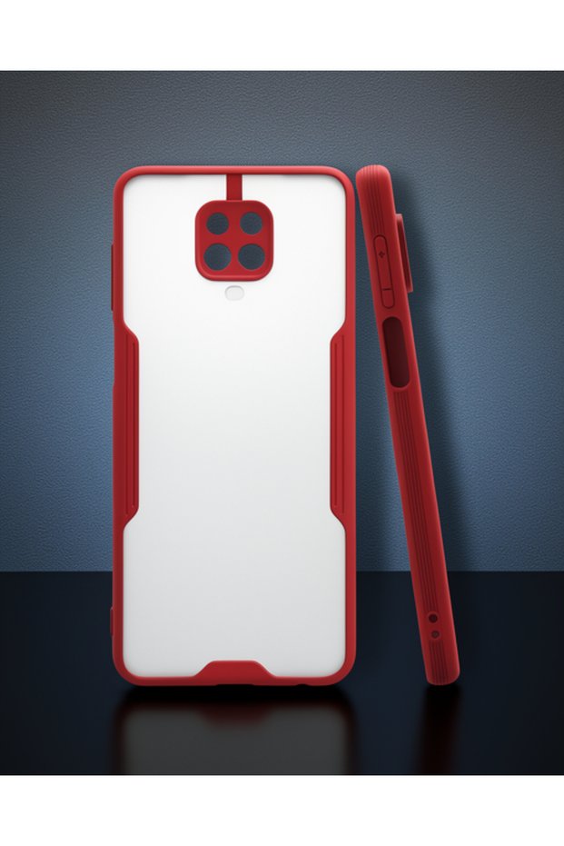 Xiaomi Redmi Note 9S Case Platinum Silicone - Red