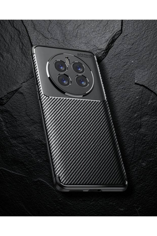 Realme 12 Pro Plus Case Auto Focus Carbon Cover - Black