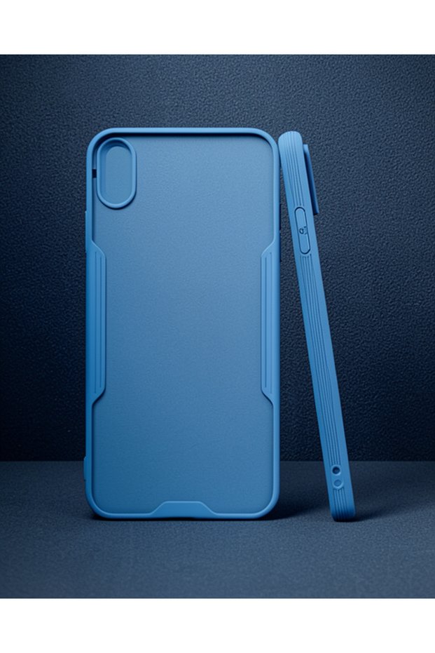 Apple iPhone XS Max Case Platinum Silicone - Blue