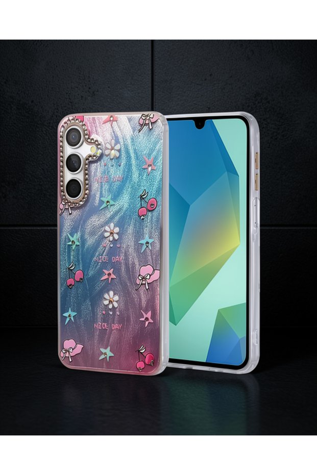 Samsung Galaxy A55 5g Case Blade Mirrored Pattern Cover - Pattern 4