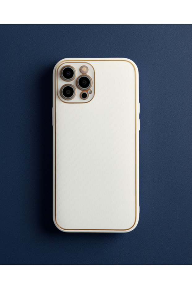Apple iPhone 12 Pro Case Coco Carbon Silicone - White