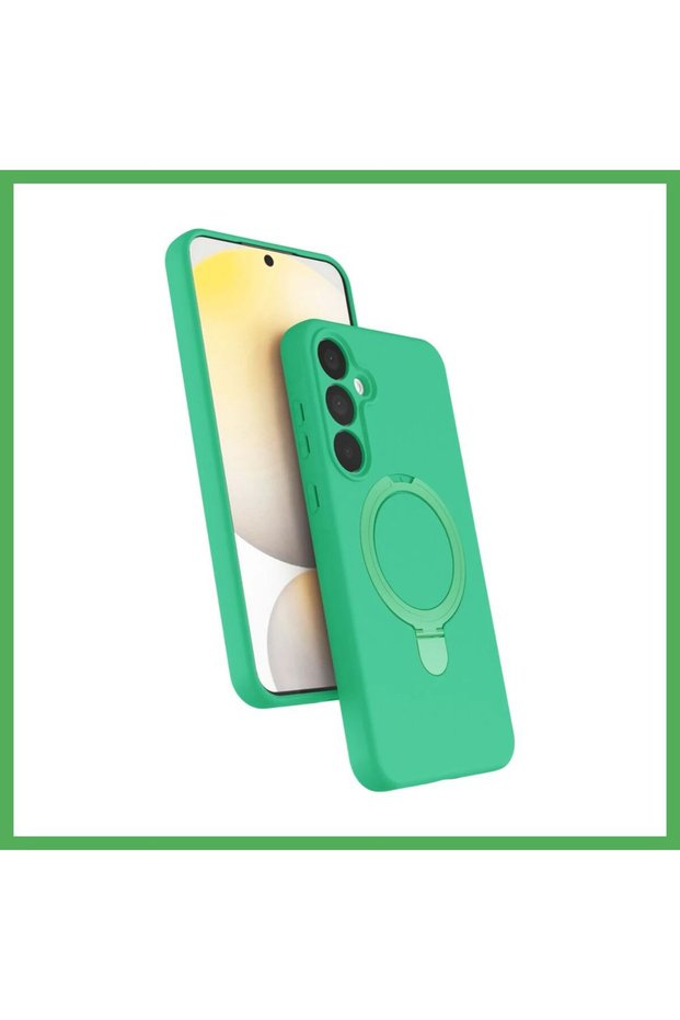 Samsung Galaxy A35 5g Compatible Regal Magsafe Stand Cover - Green Bezoss