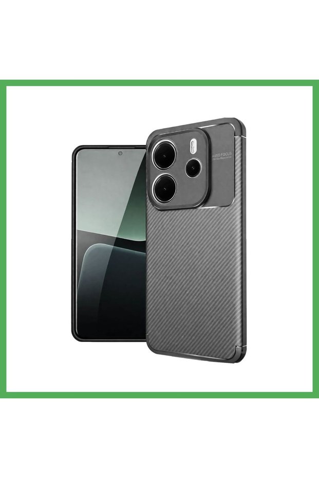 Redmi Note 14 4g Compatible Case Auto Focus Carbon Cover - Gray Bezoss