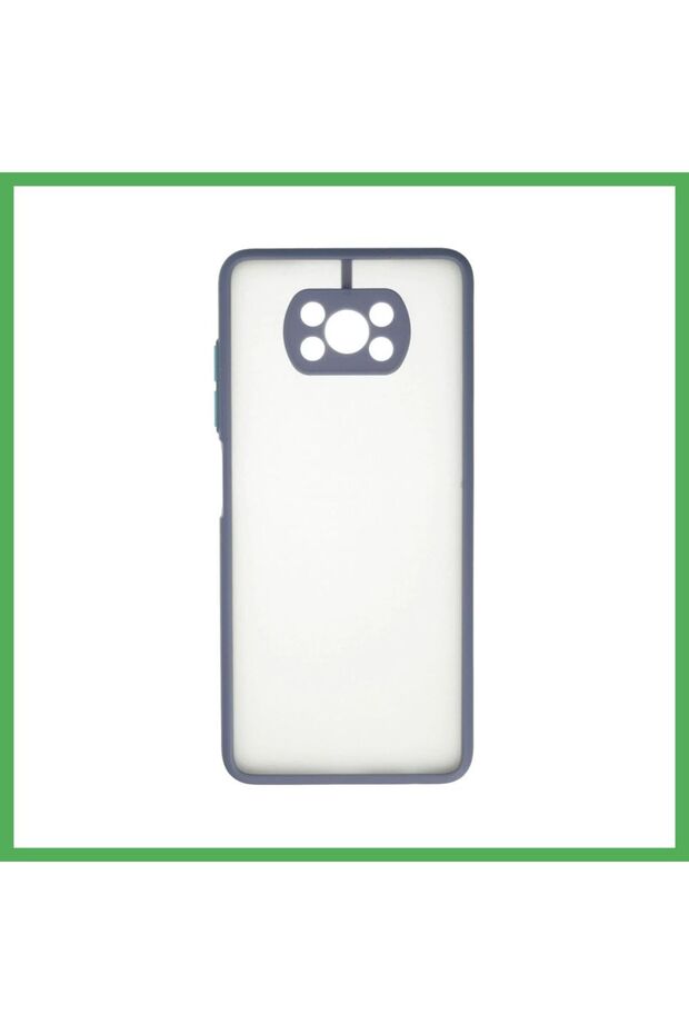 Pocophone X3 Case Montreal Silicone Cover - Gray Bezoss