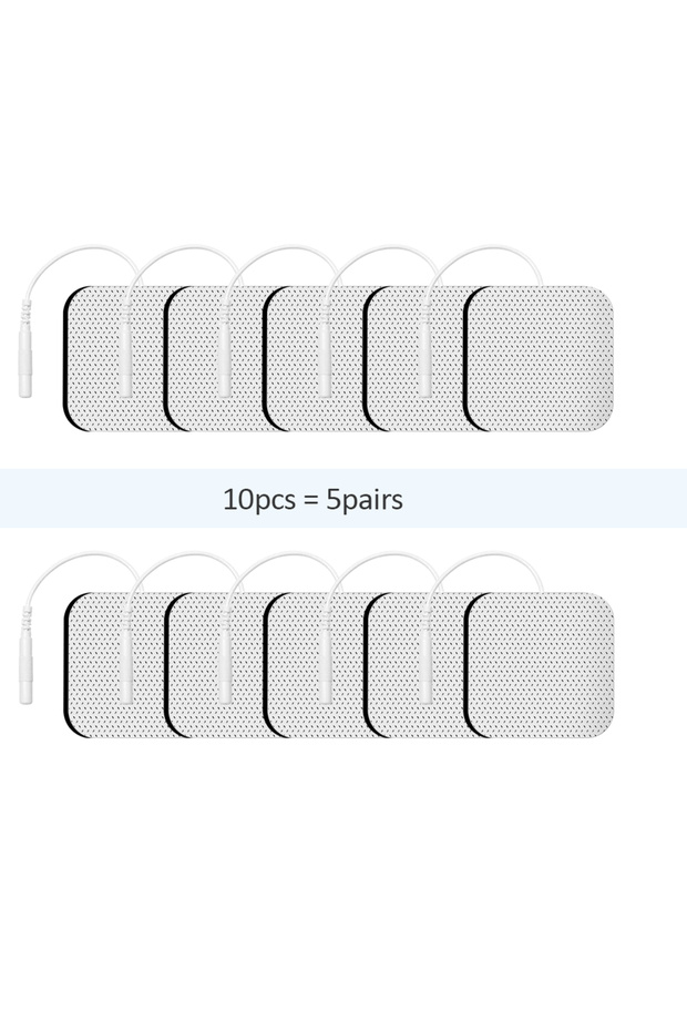 M-10pcs Physiotherapy Tens Electrode Pads Conductive Gel Therapeutic Pulse Pressure Electrical Comp