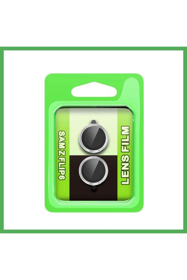Samsung Galaxy Z Flip 6 Raze Metal Camera Lens - Silver Bezoss
