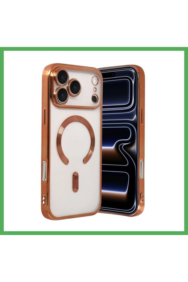 iPhone 17 Pro Max Compatible Kross Magneticsafe Cover - Orange Bezoss
