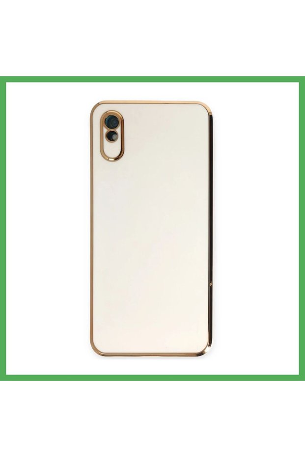 حافظة متوافقة مع هاتف Redmi 9A من السيليكون باللون الأبيض - أبيض BEZOSS