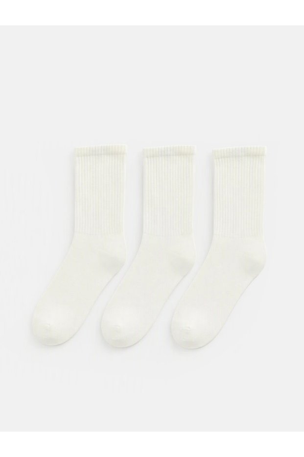 High-Quality Socks from Çelebi Store, Pack of 3, Women's Ankle Socks.
