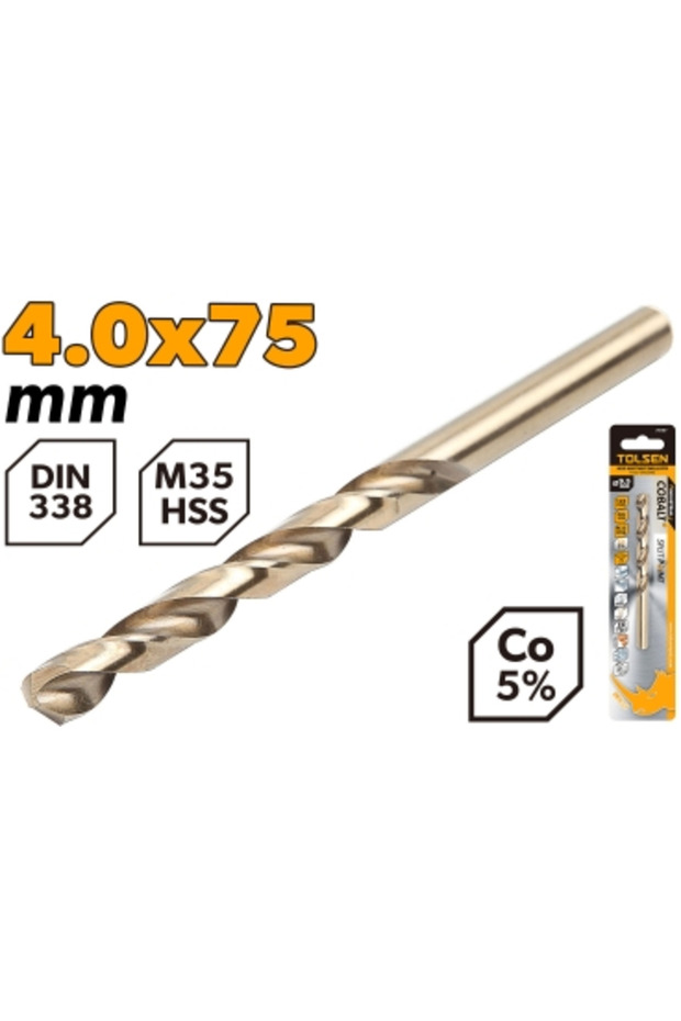 لقمة حفر HSS M35 4.0 مم (0.16 بوصة) عبوة واحدة