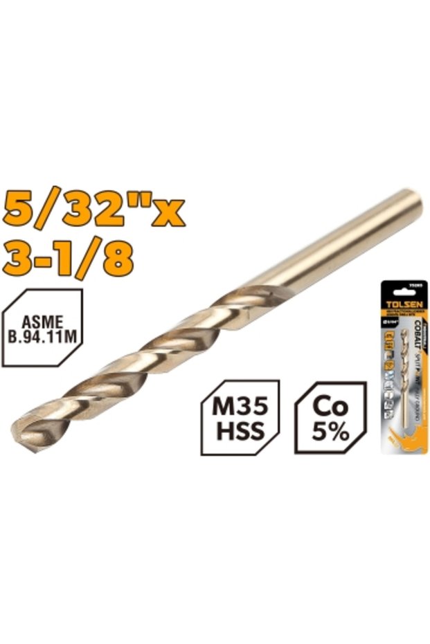 لقمة حفر HSS M35 مقاس 5/32 بوصة بي كيه 1