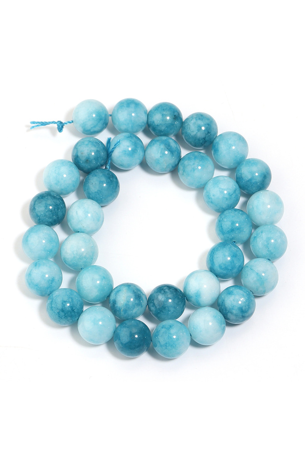 lenghth 38cm 12mm 1strand/lot Blue Larimar Natural Stone Beads Round Loose Spacer Beads For Jewelry