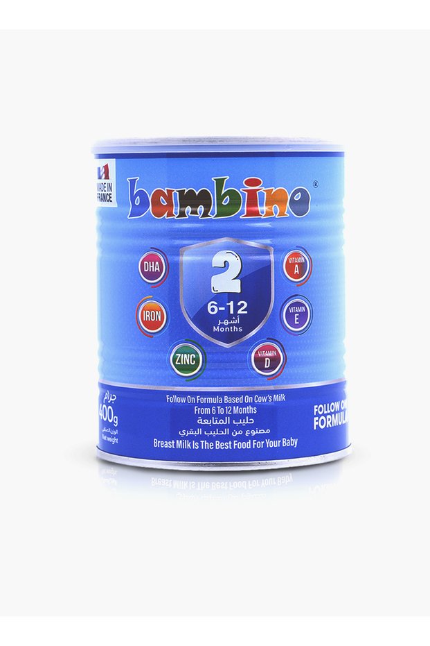 Stage 2 Infant Formula Milk Powder 400g Tin | Follow-On Formula for Babies 6-12 Months | DHA, Vitamins & Minerals